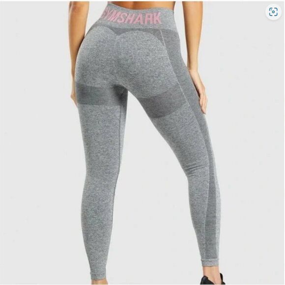 Gymshark Pants - GYMSHARK Flex High Waisted Leggings Gray Size Small